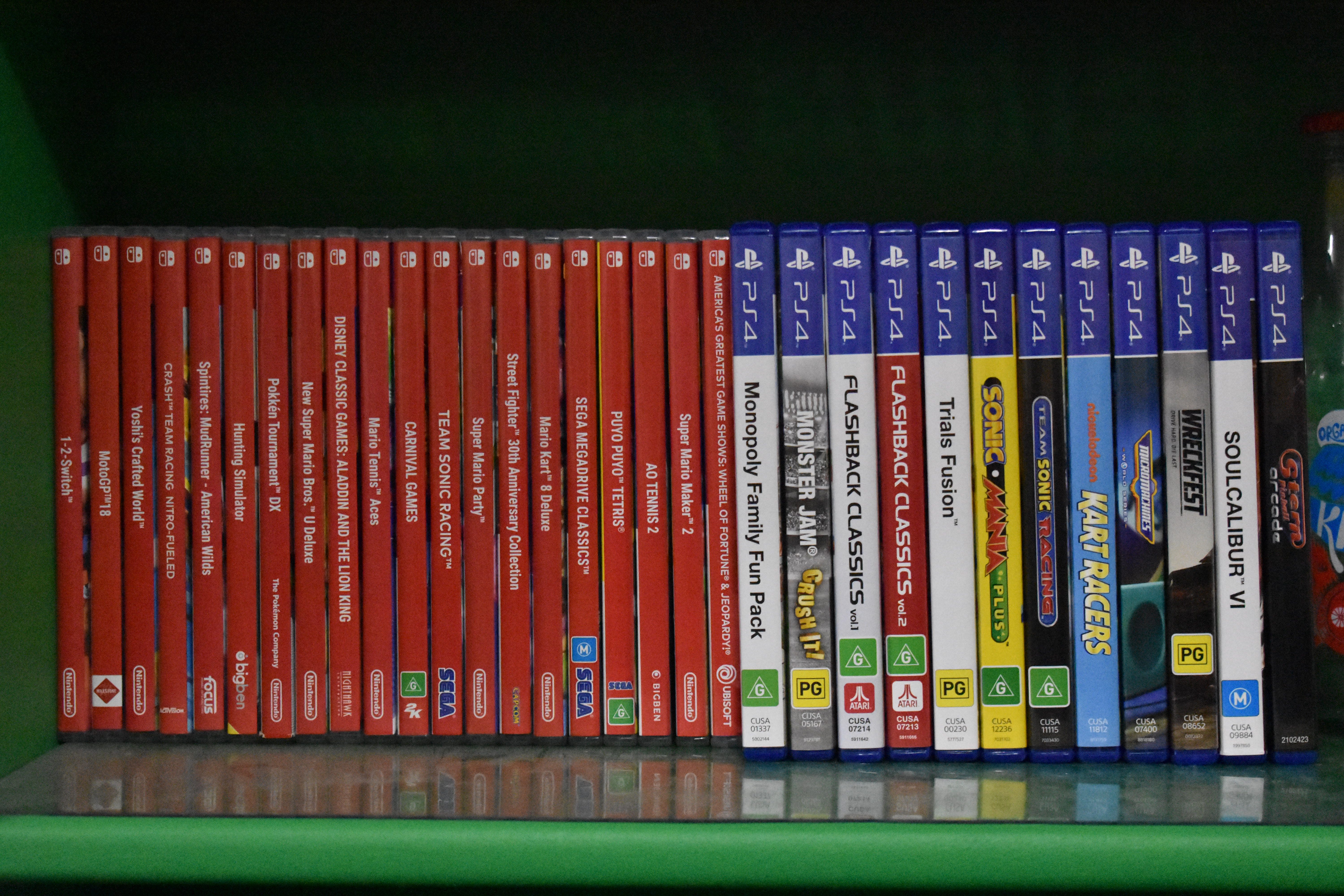 My Nintendo Switch and PS4 game collection : Matthew Paul Argall