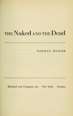 Cover of: The naked and the dead. by Norman Mailer