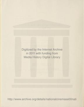 Thumbnail image of a page from National Cinema Service presents the 1942-1943 Film Rental Library Catalog