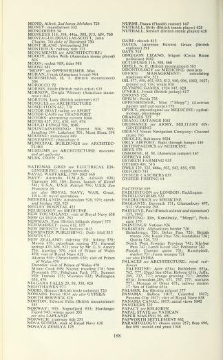 Thumbnail image of a page from National Film Archive catalogue, part II : silent non-fiction films 1895-1934