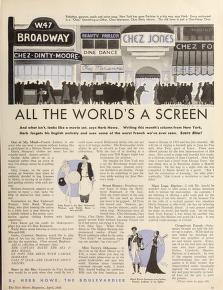 Thumbnail image of a page from The New Movie Magazine