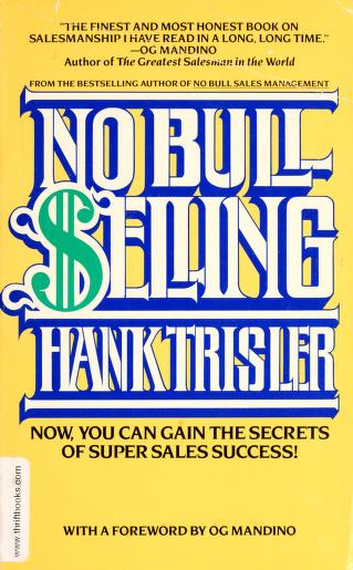 Cover of: No bull selling by Hank Trisler