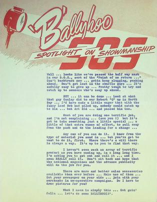 Thumbnail image of a page from Ballyhoo