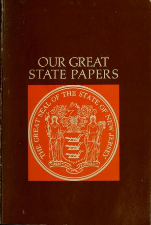 Cover of: Our great state papers by 