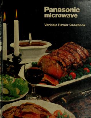 Cover of: Panasonic microwave oven cookbook. by 