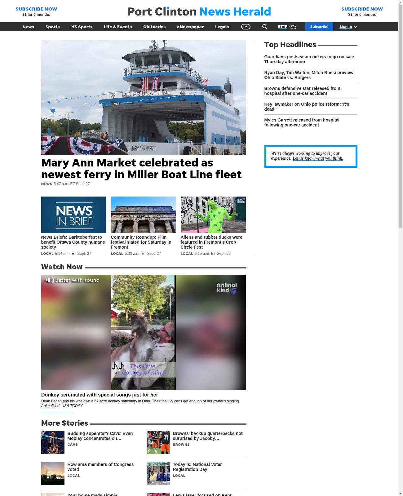 Port Clinton News Herald at 2022-09-27 15:10:47-04:00 local time