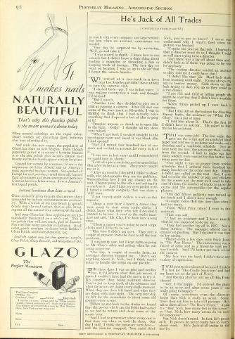 Thumbnail image of a page from Photoplay