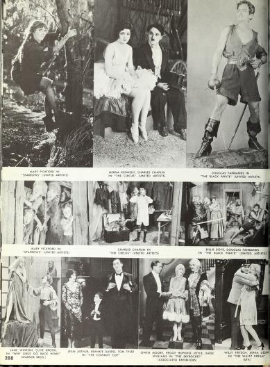 Thumbnail image of a page from A pictorial history of the silent screen