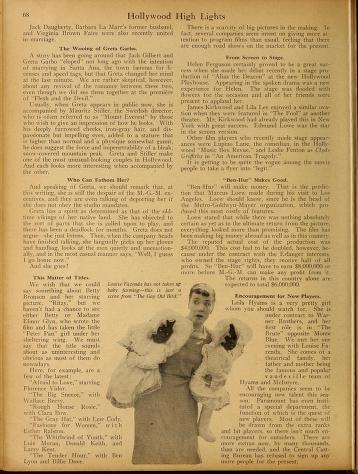 Thumbnail image of a page from Picture-Play Magazine