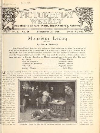 Thumbnail image of a page from Picture-Play Weekly