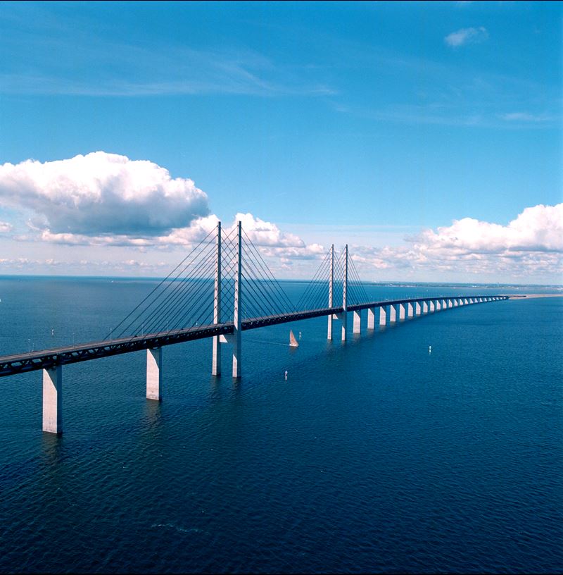 Ponte de Oresund, a ponte que mergulha no oceano