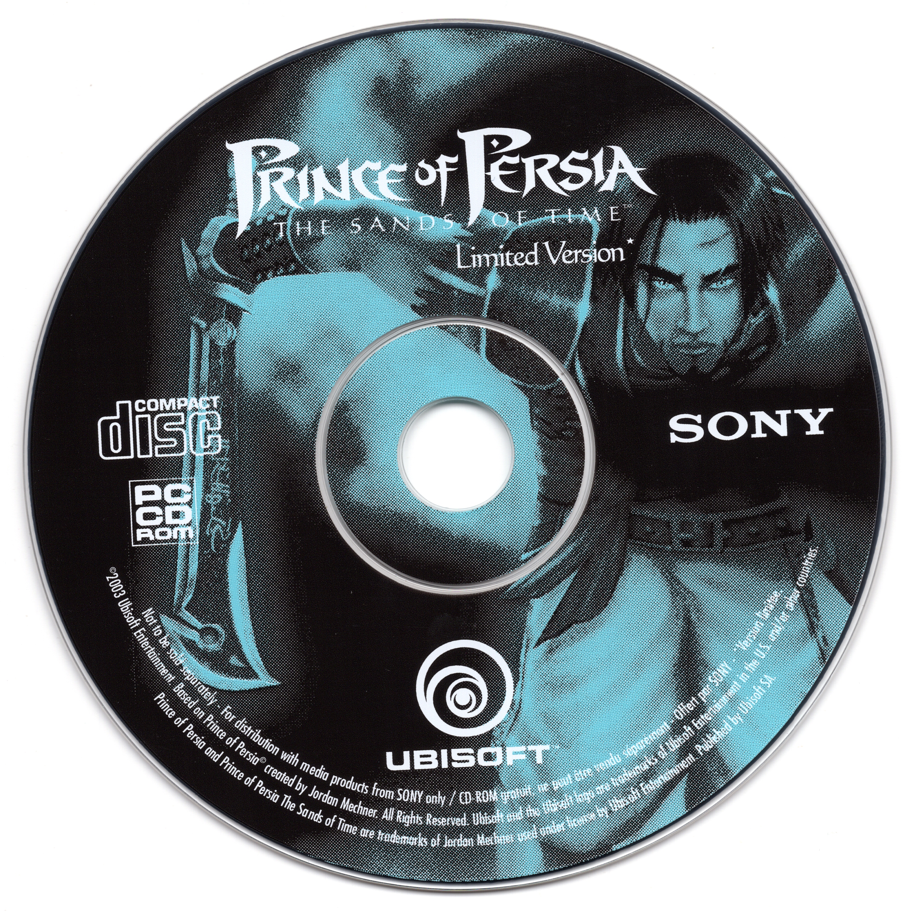 PC CD-ROM PRINCE OF PERSIA THE SAND OF TIME 12 UBISOFT EXCLUSIVE IN ITALIANO 
