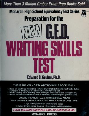 Cover of: Preparation for the new G.E.D. writing skills test by Edward C. Gruber