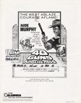 40 Guns to Apache Pass (Columbia Pictures Pressbook, 1967)