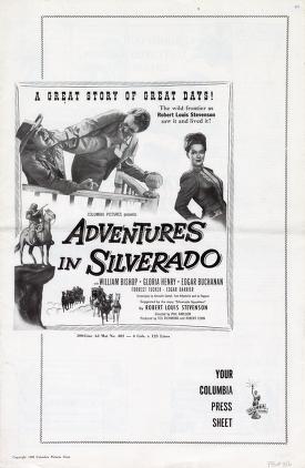 Adventures in Silverado (Columbia Pictures Pressbook, 1948)
