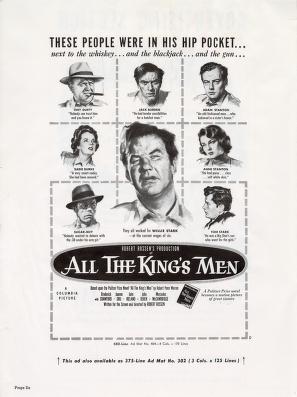 Thumbnail image of a page from All the Kings Men (Columbia Pictures)