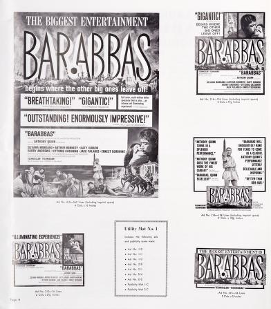 Thumbnail image of a page from Barabbas (Columbia Pictures)