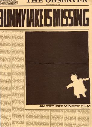 Bunny Lake Is Missing (Columbia Pictures Pressbook, 1965)