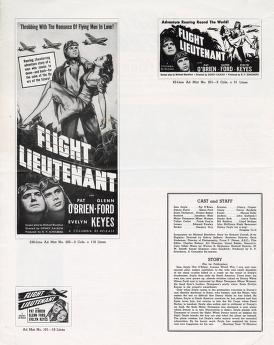 Thumbnail image of a page from Flight Lieutenant (Columbia Pictures)