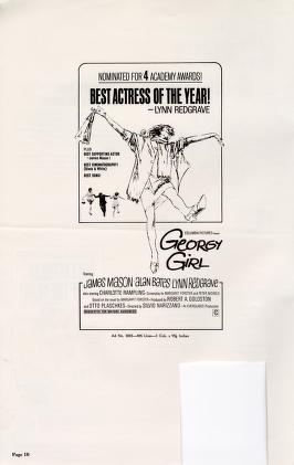 Thumbnail image of a page from Georgy Girl (Columbia Pictures)