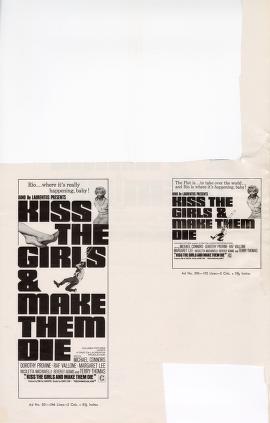 Thumbnail image of a page from Kiss the Girls and Make Them Die (Columbia Pictures)