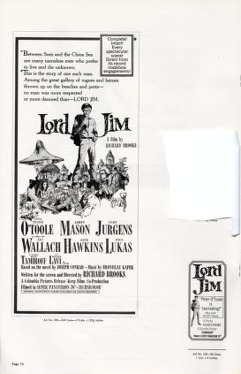 Thumbnail image of a page from Lord Jim (Columbia Pictures)