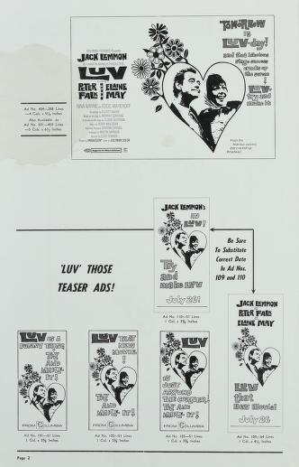 Thumbnail image of a page from Luv (Columbia Pictures)
