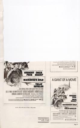 Thumbnail image of a page from Mackennas Gold (Columbia Pictures)