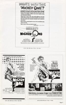 Thumbnail image of a page from Mickey One (Columbia Pictures)
