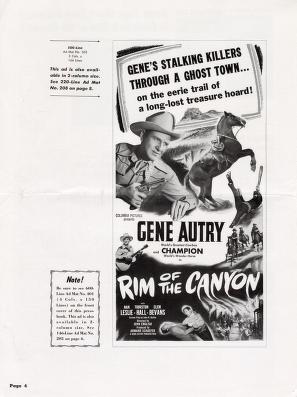 Thumbnail image of a page from Rim of the Canyon (Columbia Pictures)