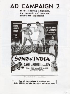Thumbnail image of a page from Song of India (Columbia Pictures)