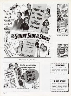 Thumbnail image of a page from Sunny Side of the Street (Columbia Pictures)