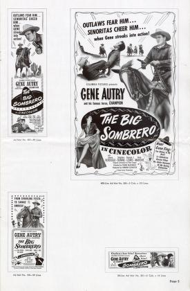 Thumbnail image of a page from The Big Sombrero (Columbia Pictures)