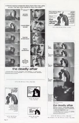 Thumbnail image of a page from The Deadly Affair (Columbia Pictures)