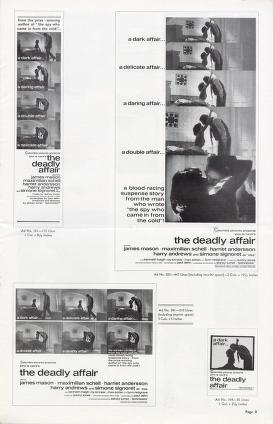 Thumbnail image of a page from The Deadly Affair (Columbia Pictures)