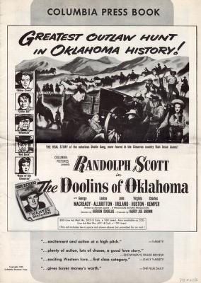 The Doolins of Oklahoma (Columbia Pictures Pressbook, 1949)