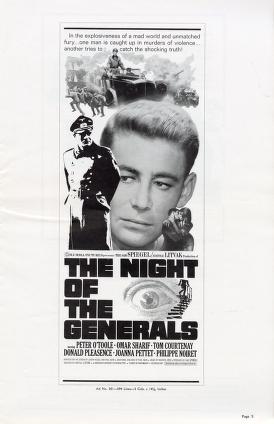 Thumbnail image of a page from The Night of the Generals (Columbia Pictures)