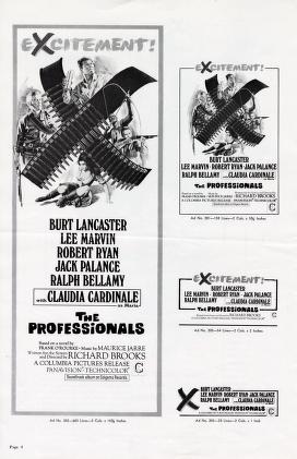 Thumbnail image of a page from The Professionals (Columbia Pictures)