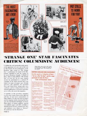 Thumbnail image of a page from The Strange One (Columbia Pictures)