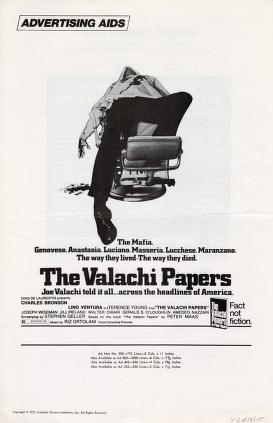 Thumbnail image of a page from The Valachi Papers (Columbia Pictures)