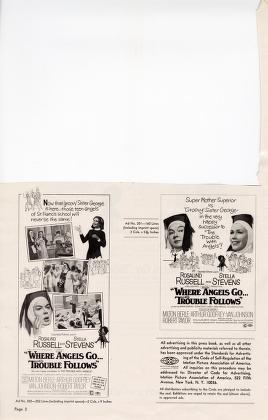 Thumbnail image of a page from Where Angels Go... Trouble Follows (Columbia Pictures)