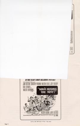 Thumbnail image of a page from Who's Minding the Mint (Columbia Pictures)