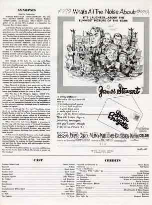 Thumbnail image of a page from Dear Brigitte (20th Century Fox)