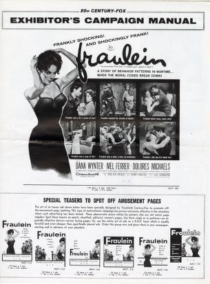 Thumbnail image of a page from Fraulein (20th Century Fox)