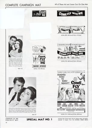 Thumbnail image of a page from Come Fly With Me (MGM)