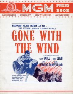 Gone With the Wind (1939) Re-Release (Metro-Goldwyn-Mayer Studios Pressbook, 1952)