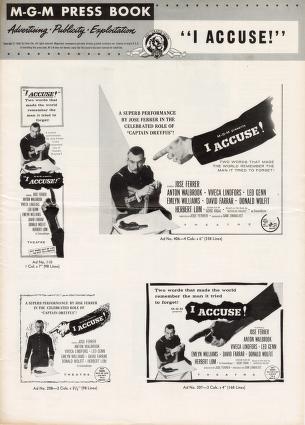 Thumbnail image of a page from I Accuse! (MGM)