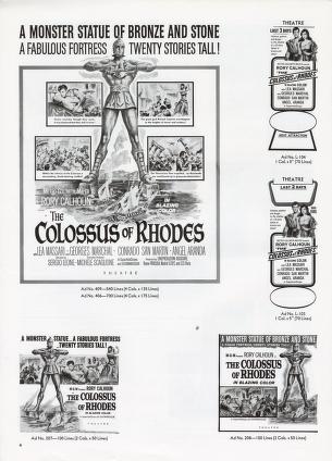 Thumbnail image of a page from The Colossus of Rhodes (MGM)