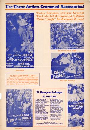 Thumbnail image of a page from Law of the Jungle (Monogram)