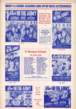 Thumbnail image of a page from She's in the Army (Monogram)